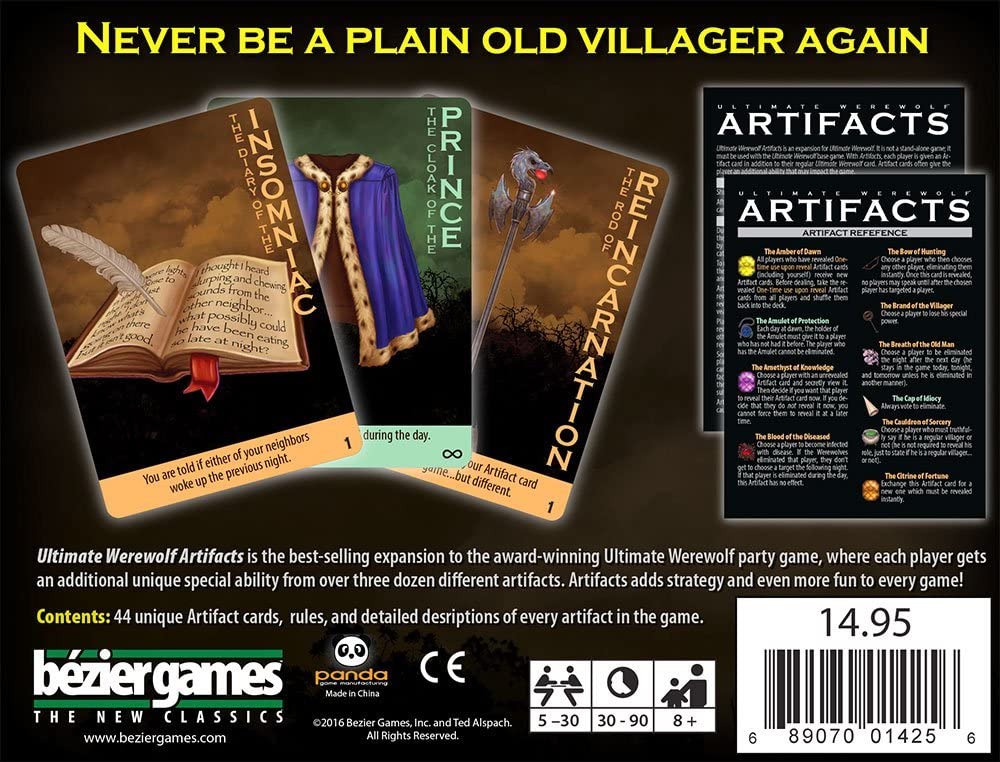 Ultimate Werewolf : Artifacts Expansion